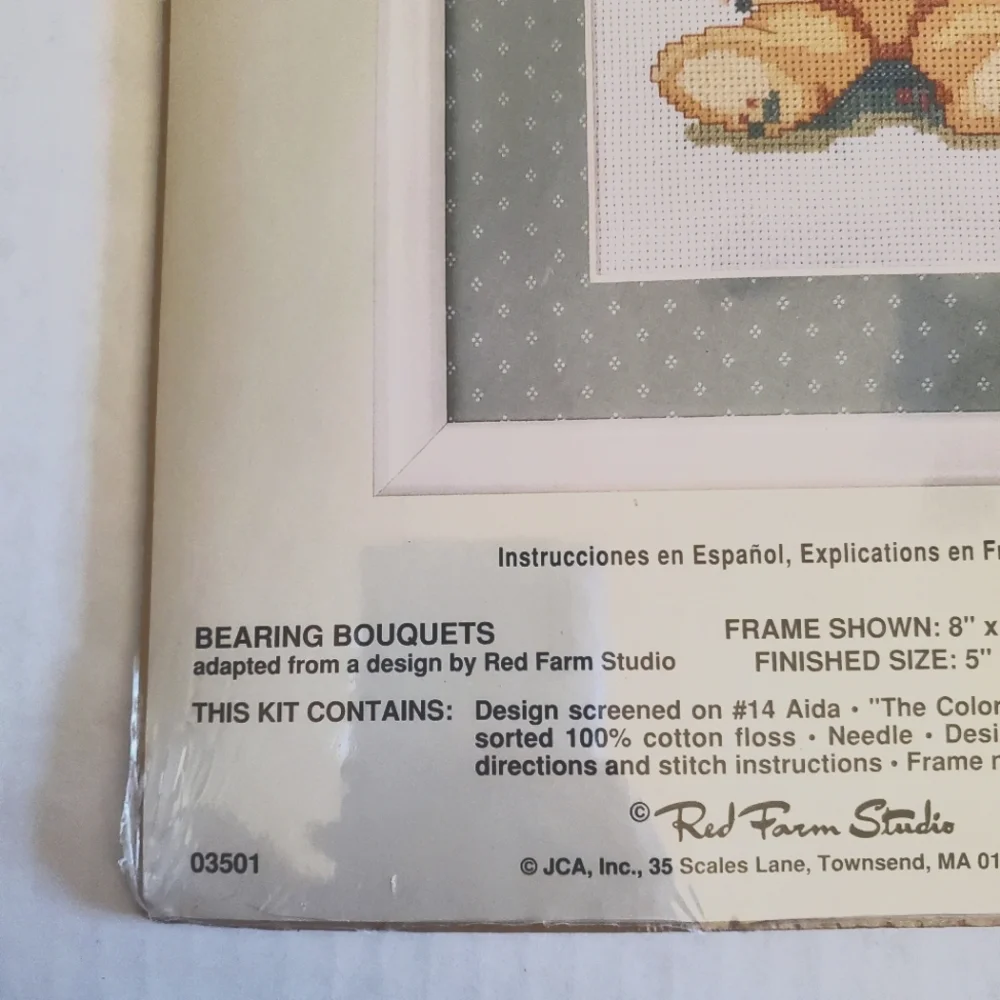 Weekenders Bearing Bouquets Countless Cross Stitch New